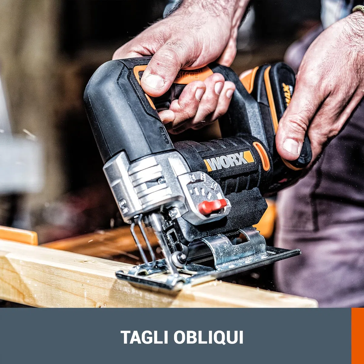 WORX WX543.9 seghetto alternativo a batteria 20V (solo corpo macchina)