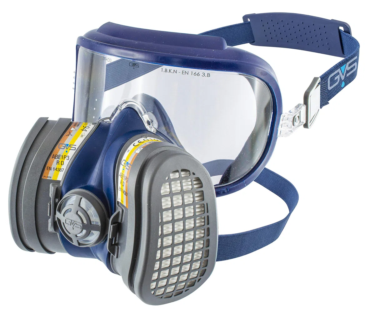 GVS SPR584 Elipse Integra Maschera con filtri ABE1P3 per Gas, Vapori Organici, Inorganici e Polveri, M/L