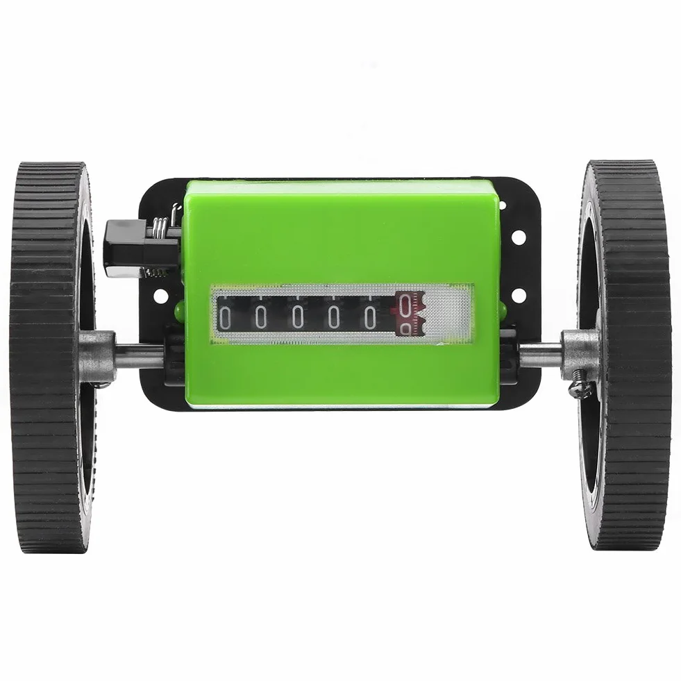 Contatore A Lunghezza Meccanica A 6 Cifre Contatore Lunghezza Di Misurazione Con Rotella, Contatore Rotolamento Contatore Meccanico Lunghezza Ruota