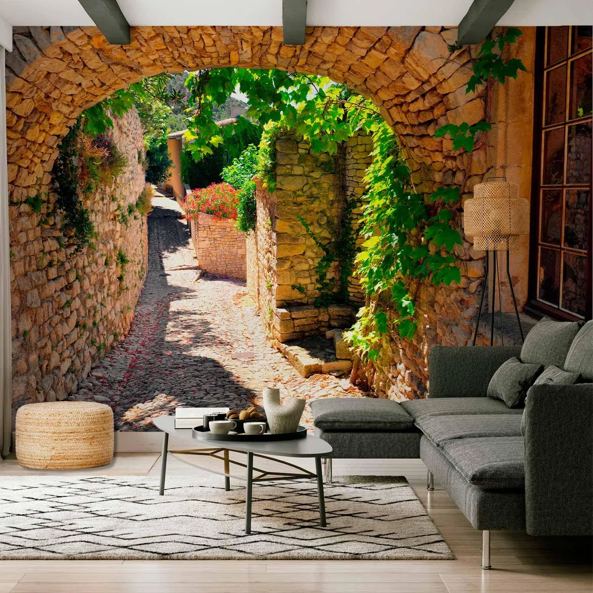 murando Carta da parati 250x175 cm Fotomurali in TNT Murale alla moda Decorazione da Muro XXL Poster Gigante Design Soggiorno Cameretta Carta per pareti Paesaggio Natura Pietra Pietras d-B-0075-a-a