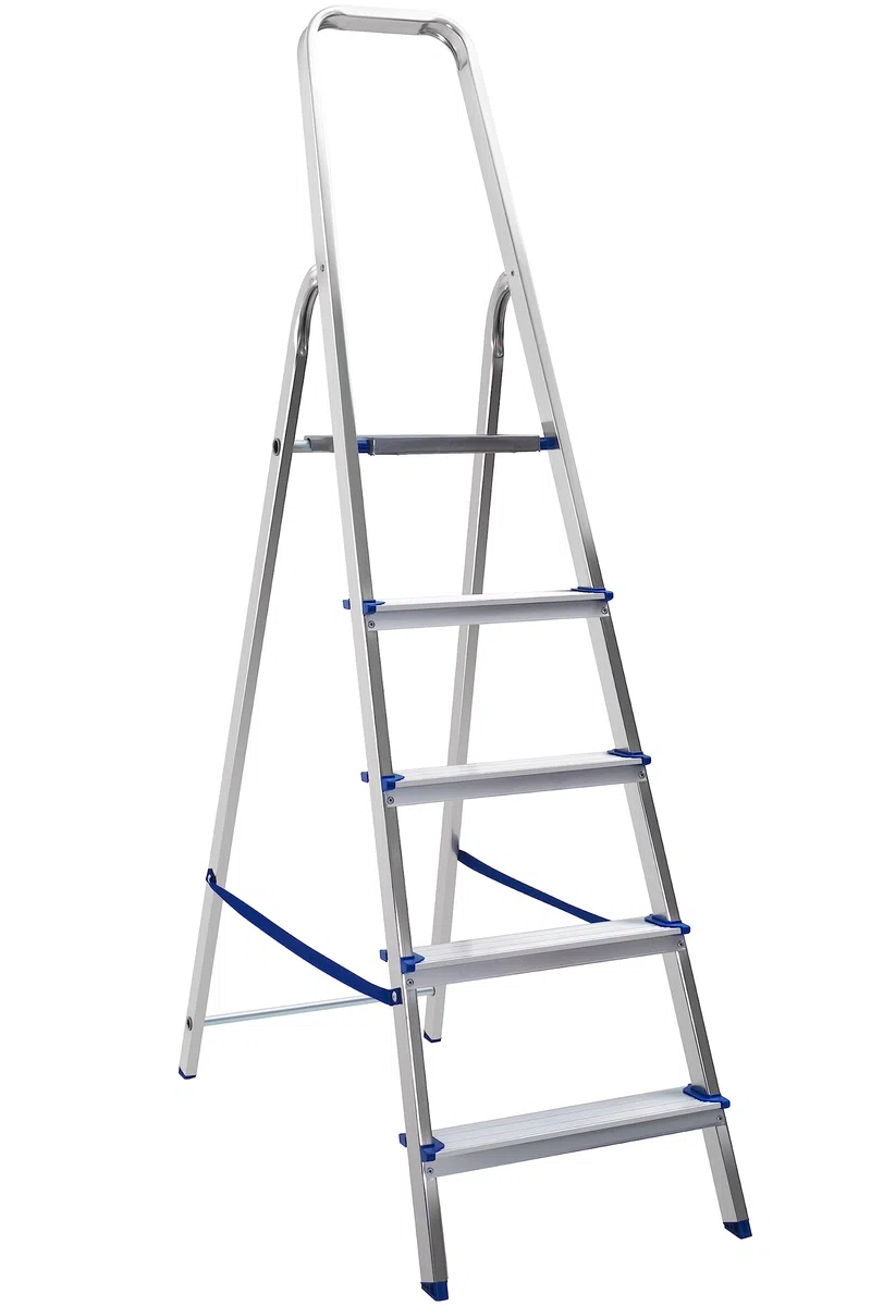 FRAMAR Scala Piuma 5 Gradini in Alluminio - Portata 100 Kg