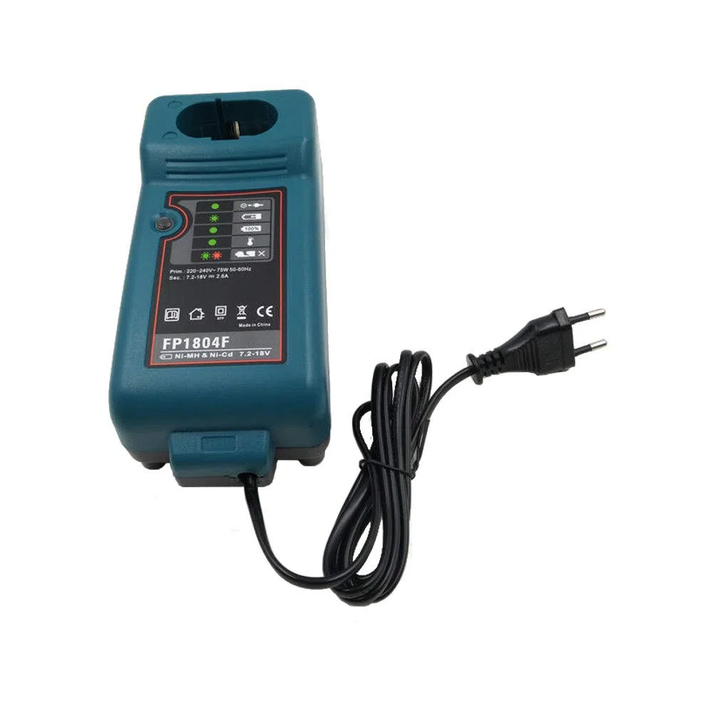 Caricatore FP1804F 7,2V-18V Ni-MH Ni-Cd sostituisce Makita DC1414F DC1414T DC1439 DC1470 DC14SA DC14SC DC1801 DC1803 DC1804F DC1804T