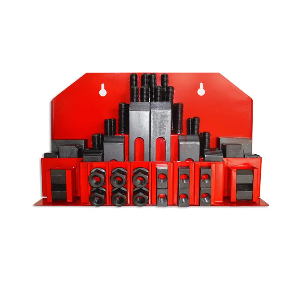 Sogi Y170-12 kit di staffaggio per fresatrice e trapano a colonna - 58 pezzi - cava 12 mm