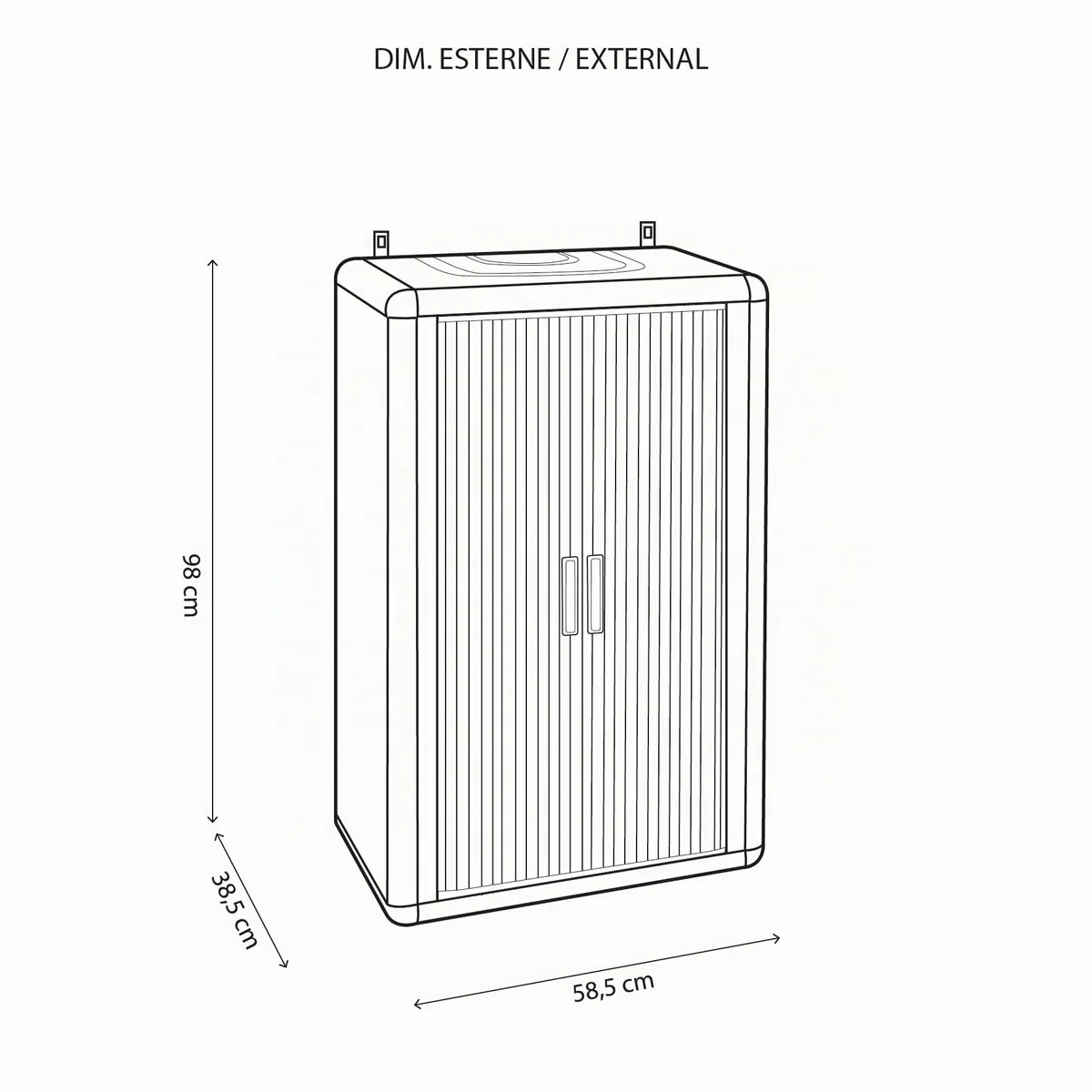 Mobile di protezione per caldaia Easy Roll, rif. M282749, colore: grigio