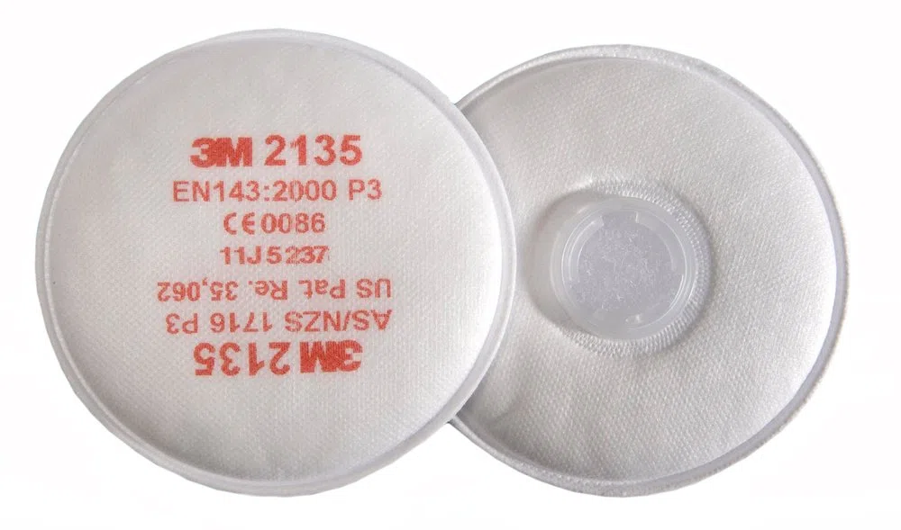 3M 2135 - Filtro antiparticolato per particelle solide e liquide, tipo P3R (confezione da 10)
