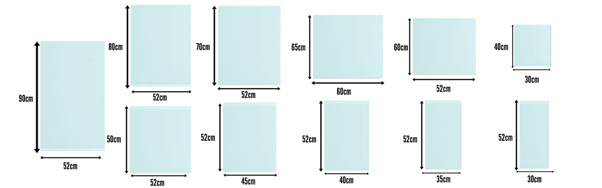 TMK ArtDeko Piastra parascintille per caminetto - Piastra rettangolare in vetro di sicurezza ESG trasparente per stufe a camino - 65x60 cm