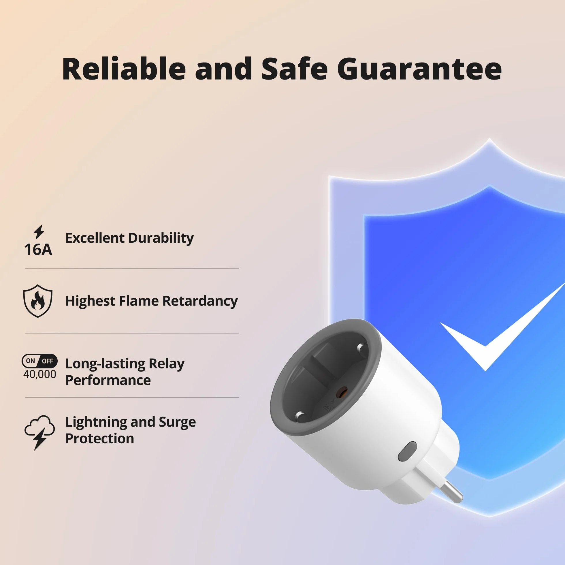 SONOFF S60ZBTPF Presa Intelligente Zigbee - Controllo Remoto, Monitoraggio Energetico, Timer, Protezione Sovraccarico, Ripetitore, eWeLink Compatibile-4 Pack