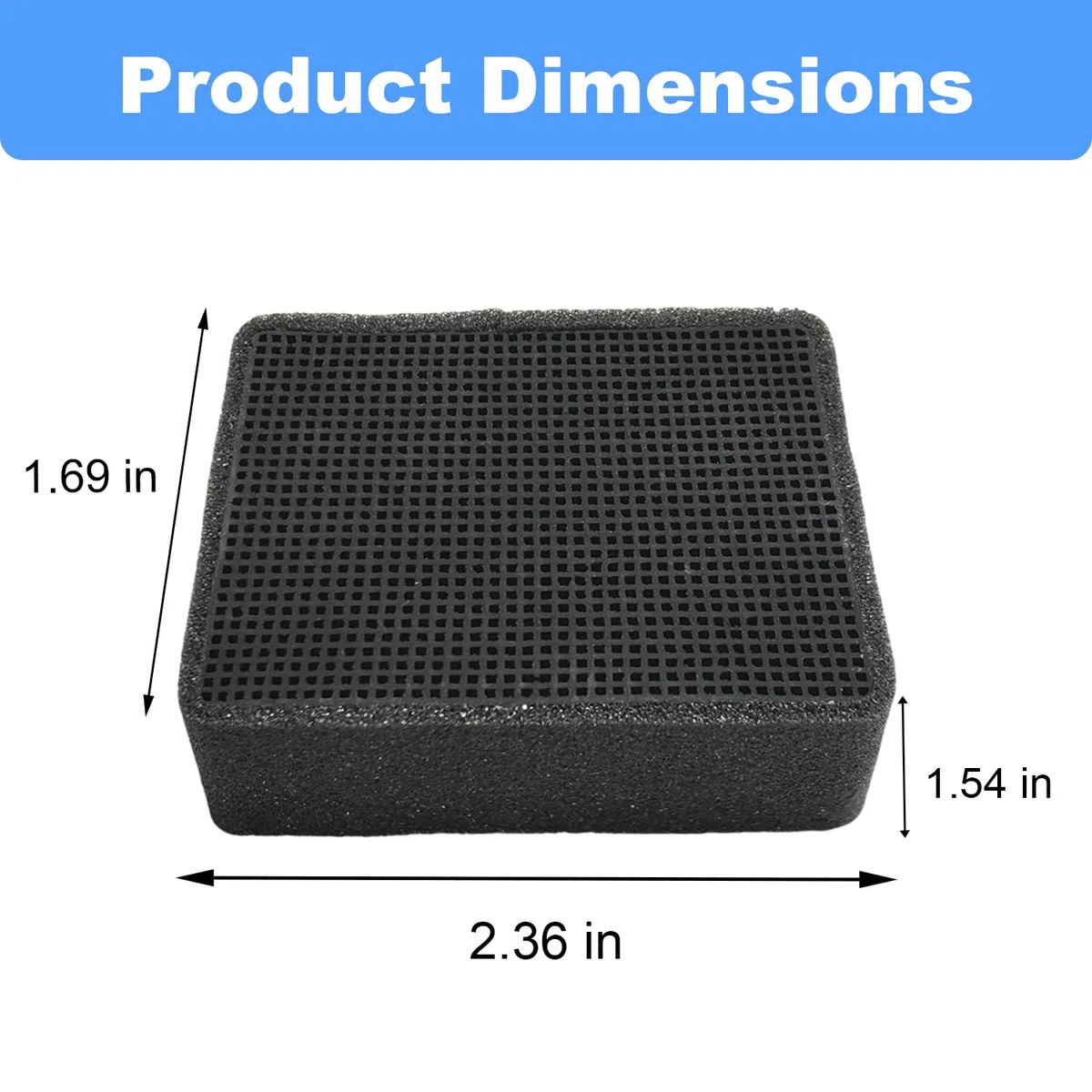 4 filtri ai carboni attivi di ricambio compatibili con Geberit AquaClean Tuma & Mera Doccia WC, filtro in ceramica tipo 3, paragonabile al numero di parte 242.999.00.1