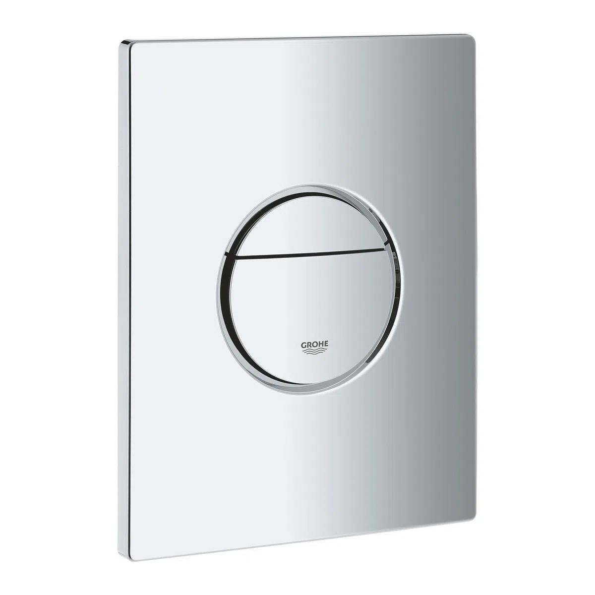 GROHE Nova Cosmopolitan Piastra di Azionamento WC per cassette di scarico a scomparsa, facile da installare, Doppio Scarico, Cromo 38765000