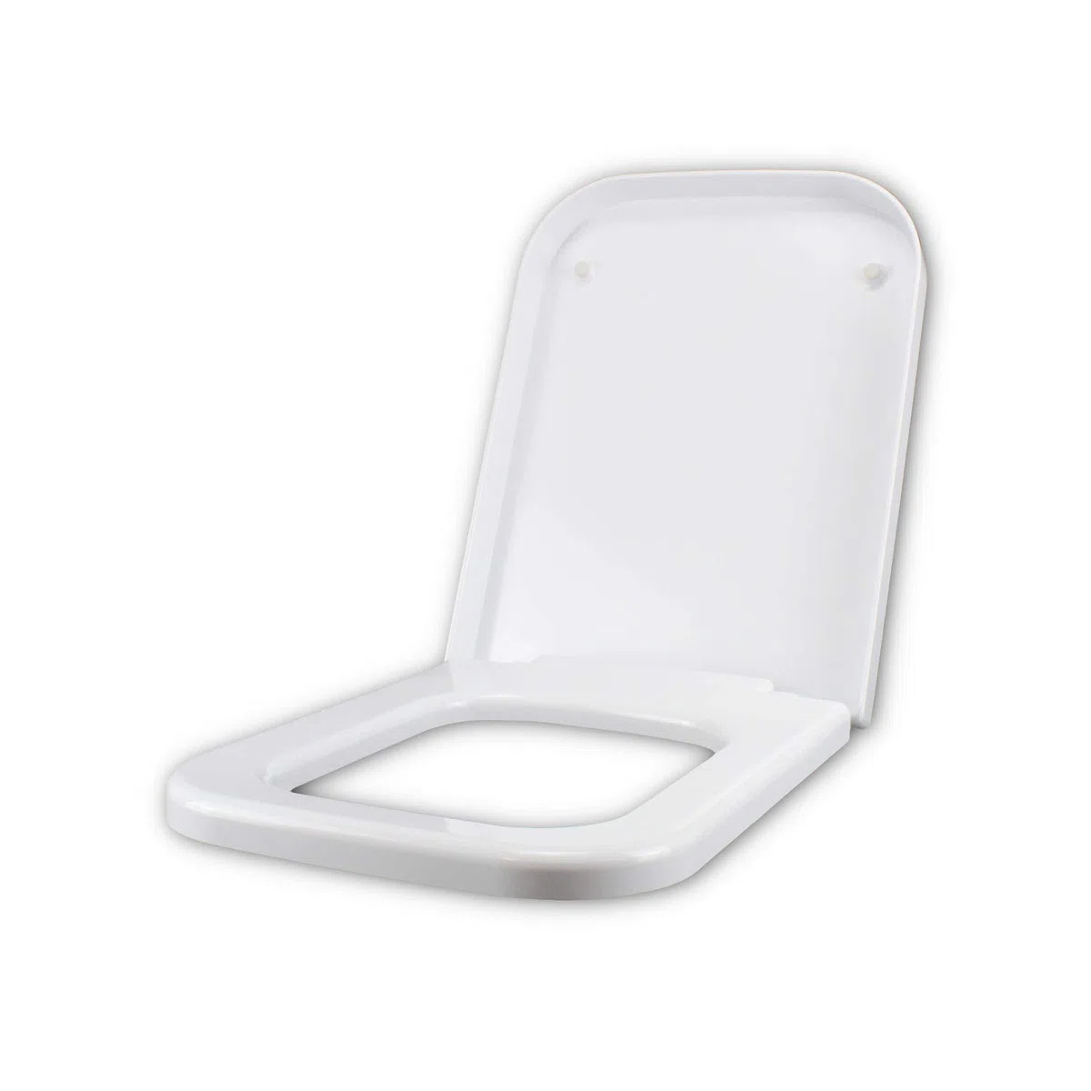 Copriwater per G.S.I. TRACCIA come ORIGINALE TERMOINDURENTE BIANCO cerniera inox normale o rallentata soft close