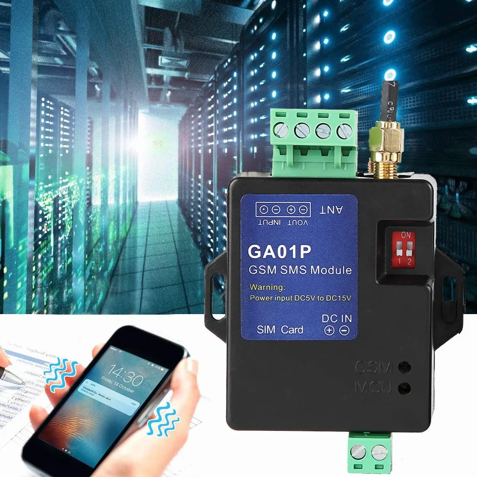AllarmeGsm Ga01P Mini Smart Remote Power Failure Alert Sms Call Allarme Sicurezza