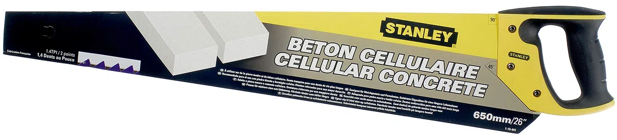 STANLEY - Cellulari Seghetto a mano concreto 26''