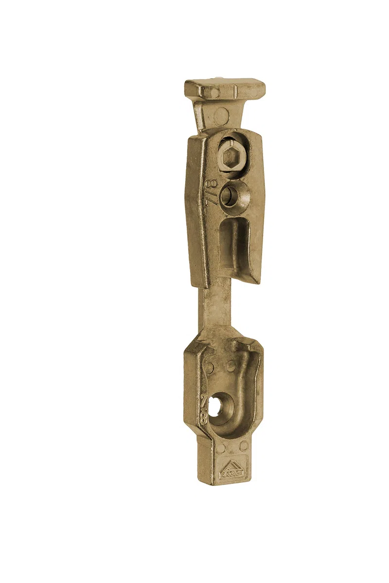 Roto TS5757 Centro - Serratura girevole in legno, 7/8, 20 mm, colore: Argento