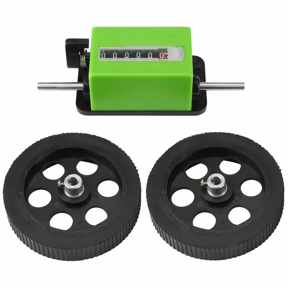 Contatore A Lunghezza Meccanica A 6 Cifre Contatore Lunghezza Di Misurazione Con Rotella, Contatore Rotolamento Contatore Meccanico Lunghezza Ruota