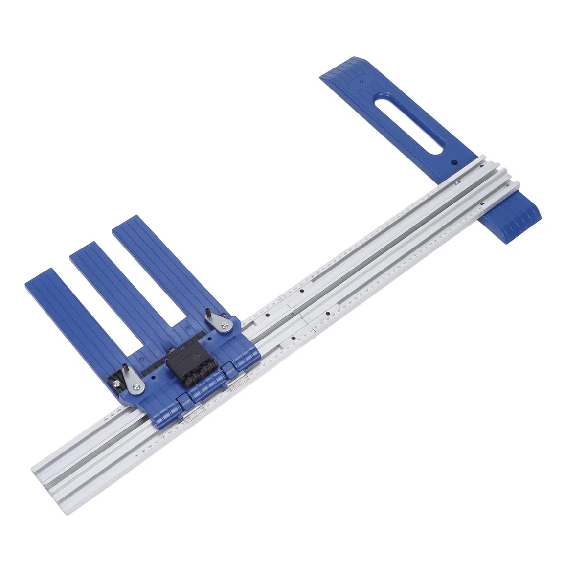 Binario di Guida per Taglierina per Lavorazione del Legno in Lega di Alluminio, Guida per Circolare Regolabile 0,65 Cm con Scala Chiara per Uso Falegname