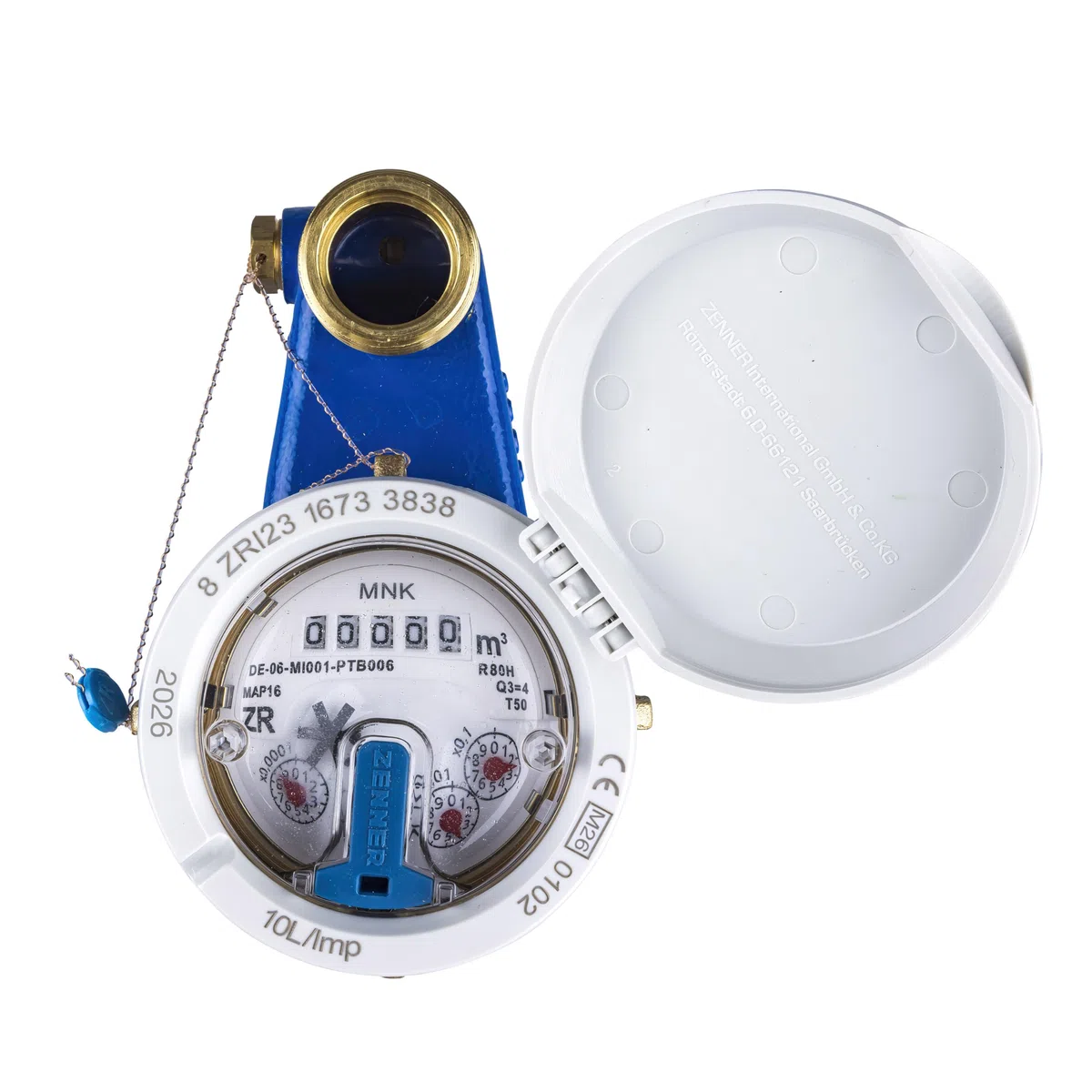 Zenner International MNK-N-ST QN 2,5 - Contatore dell'acqua domestico, verticale