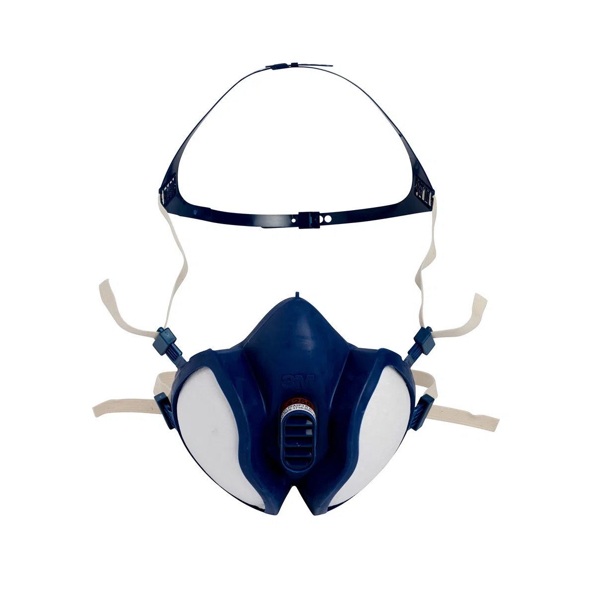 3M 4279 Respiratore con Semimaschera senza Manutenzione, Protezione Vapori Organici, Inorganici, Gas Acidi, Polveri, Blu
