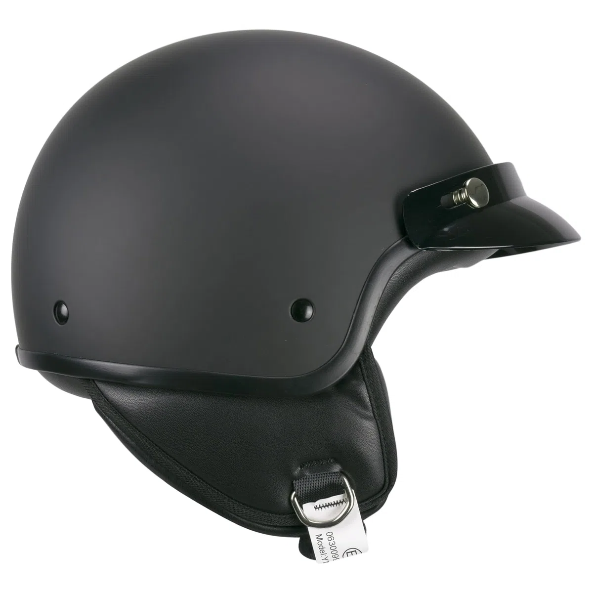SKA-P Casco open face, 1FHA SMART MONO Nero opaco, S (55-56cm)