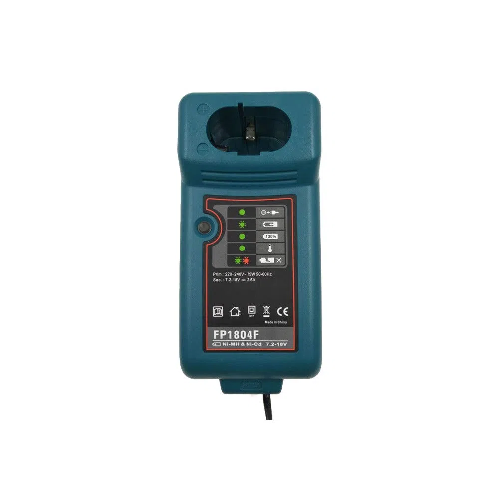 Caricatore FP1804F 7,2V-18V Ni-MH Ni-Cd sostituisce Makita DC1414F DC1414T DC1439 DC1470 DC14SA DC14SC DC1801 DC1803 DC1804F DC1804T