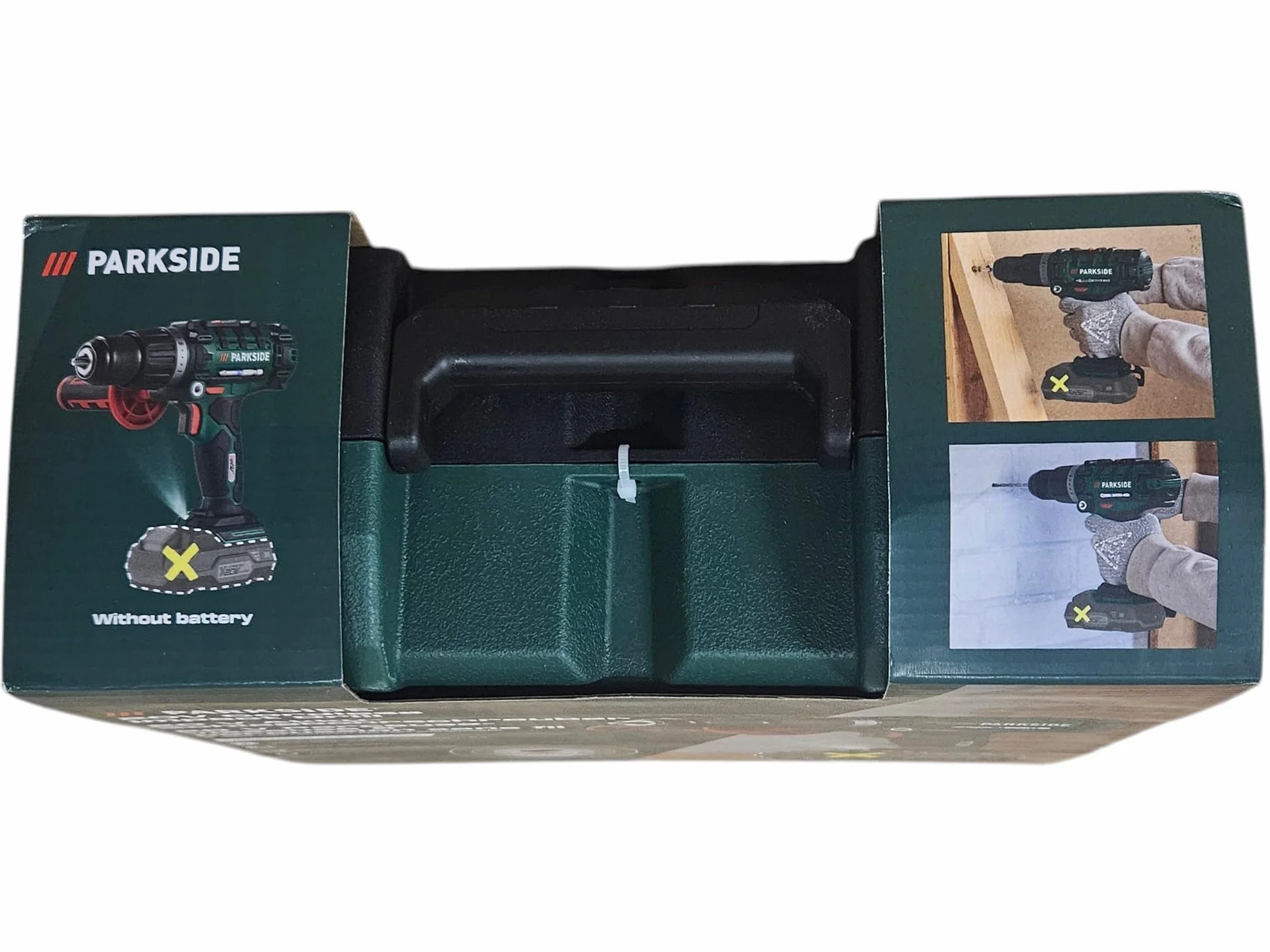 Trapano a percussione a batteria 3-in-1 Parkside PSBSA 20-Li B2 Unità nuda senza batteria o caricabatterie