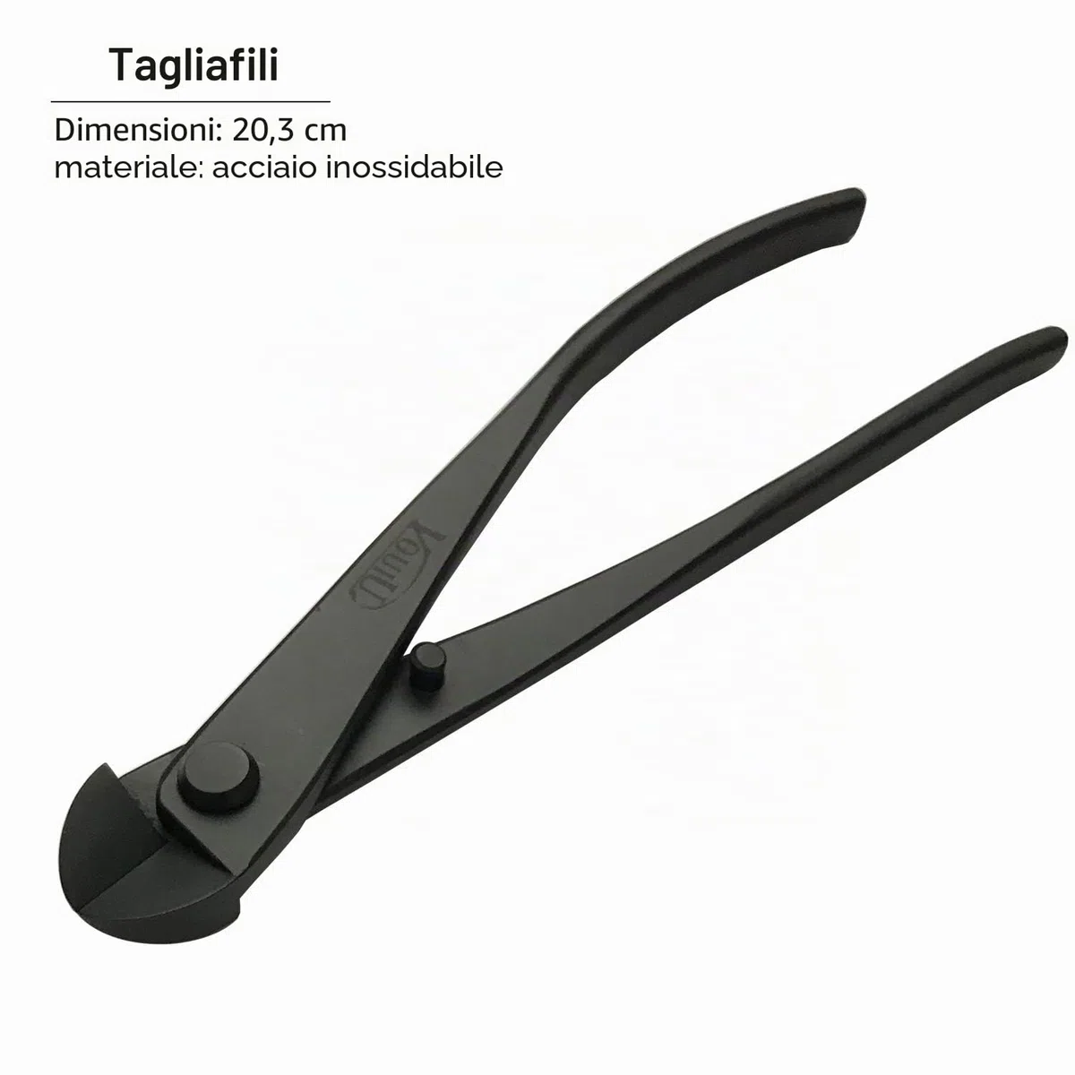 vouiu Set di 5 Attrezzi per Bonsai, taglierina a manopola, taglierina concava, tronchese per Cavi, pinze Jin, Forbici per Bonsai