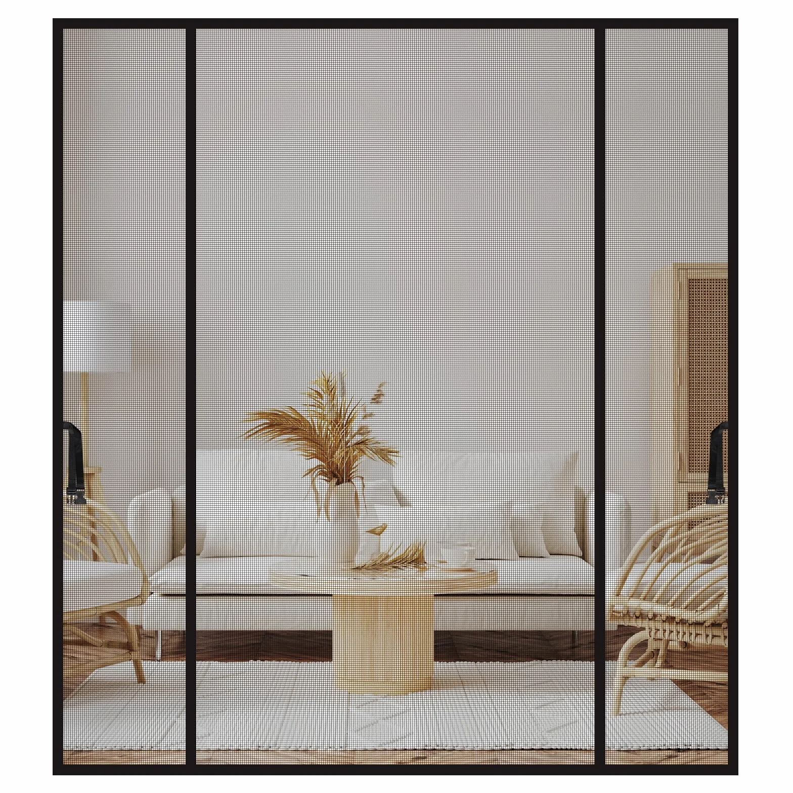 LALAGO Zanzariera con Magneti per Porte, 200x240cm, si Chiude da Sola, Tenda Zanzariera Porta Finestra, Zanzariere Magnetiche per Porte Finestre, Porta Ingresso, Balconi