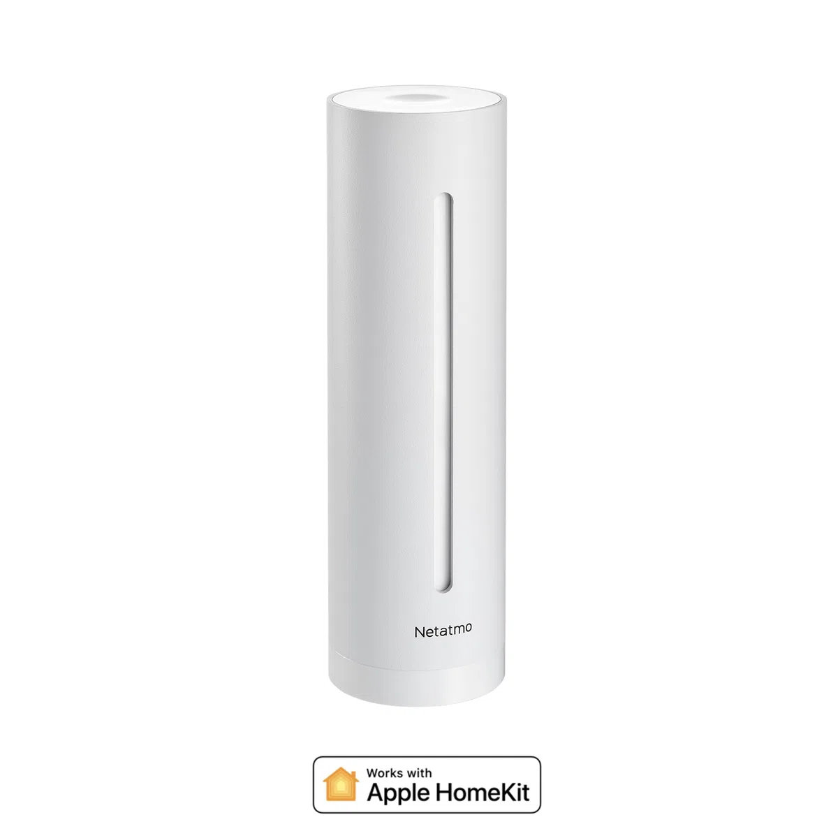 Netatmo Misuratore Qualità Aria Intelligente, Sensore CO2, Temperatura, Umidità, Rumore - Controllo Casa, Ambiente Salubre, Avvisi Automatici per Interni - Bianco - Edizione limitata - NHC-EC
