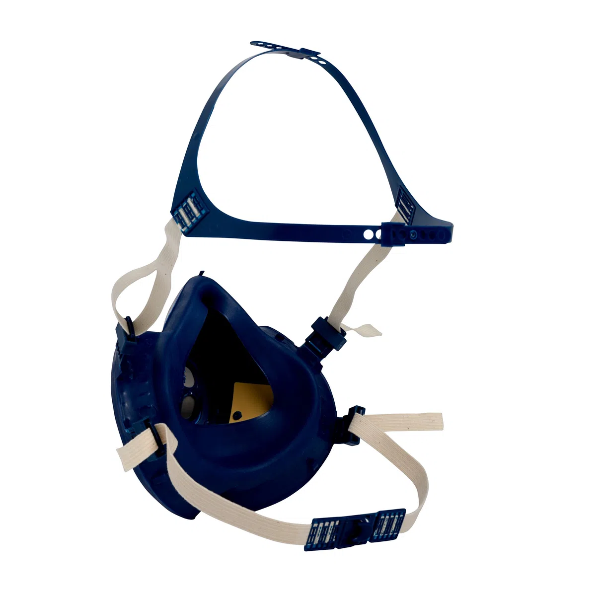 3M 4279 Respiratore con Semimaschera senza Manutenzione, Protezione Vapori Organici, Inorganici, Gas Acidi, Polveri, Blu
