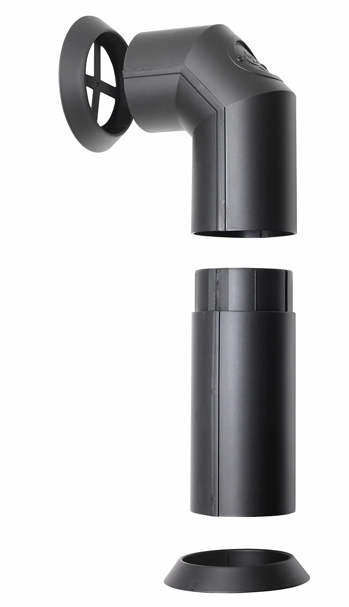 Dimplex Tubo da Camino Elettrico Accessorio Decorativo in Plastica per Stufe e Caminetti Elettrici Tubo Decorativo per Finti Camini 2 Altezze (456 mm o 516 mm) Nero Opaco