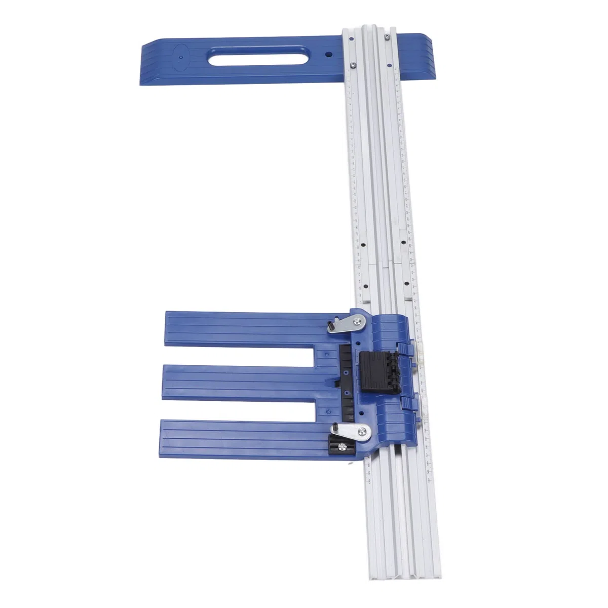 Binario di Guida per Taglierina per Lavorazione del Legno in Lega di Alluminio, Guida per Circolare Regolabile 0,65 Cm con Scala Chiara per Uso Falegname