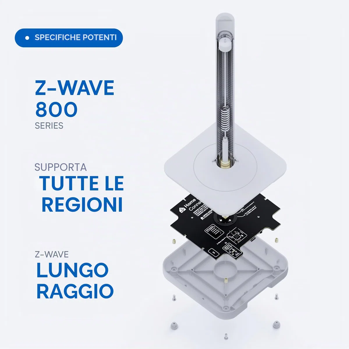 Home Assistant Connetti ZWA-2 | Collega i dispositivi Z-Wave a Home Assistant | Hardware ufficiale dell'assistente domestico
