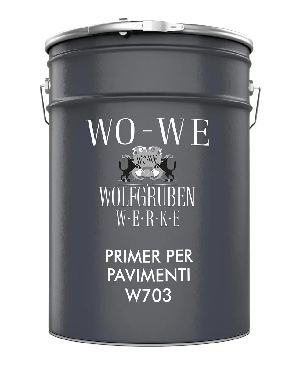 WO-WE Fondo Primer per pavimenti Cemento Calcestruzzo Gesso Aggrappante Pittura W703-5kg