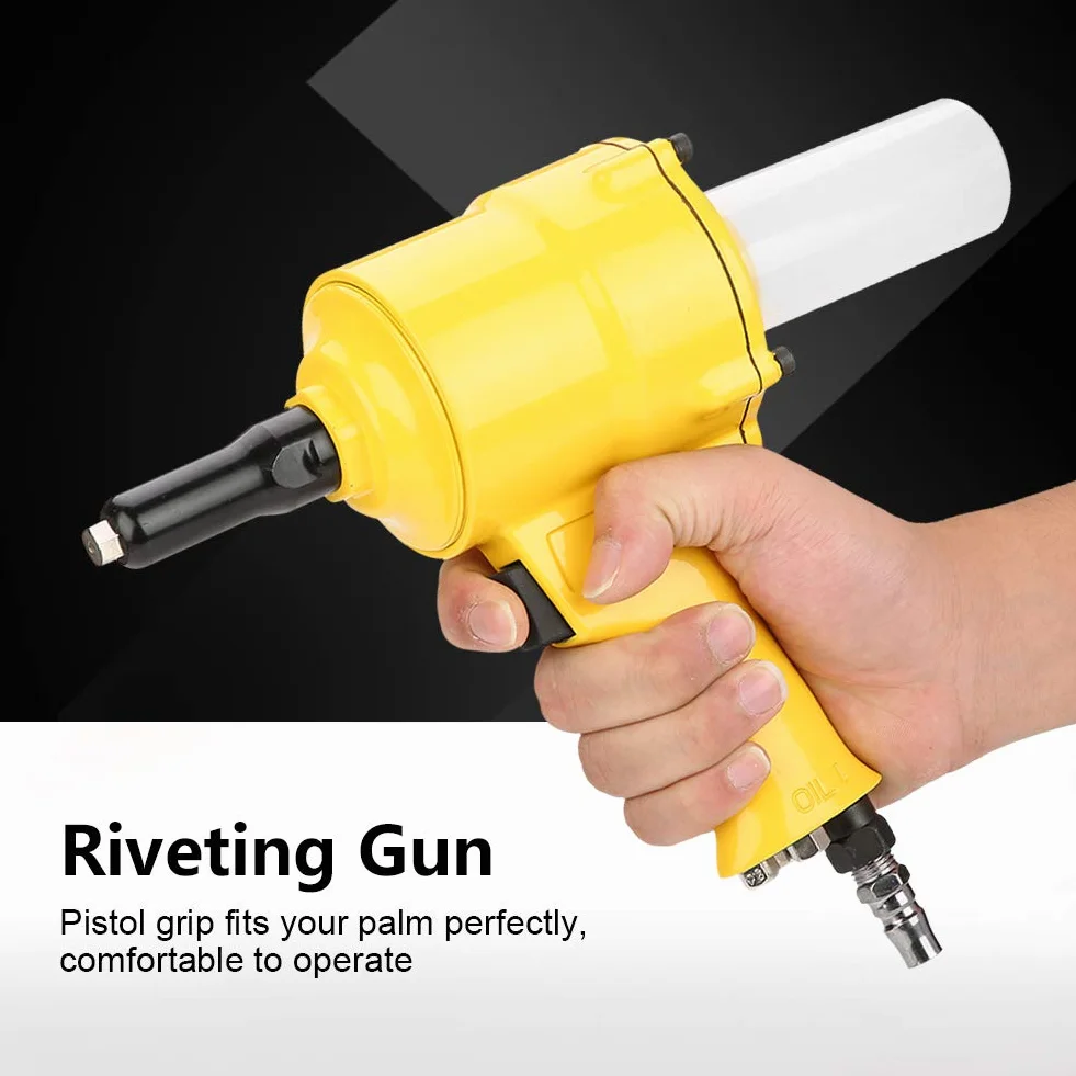 Pistola Rivettatrice Pneumatica Utensile Rivettatrice Ad Aria 2.4 3.2 4.0 4.8 mm per Lavori Industriali