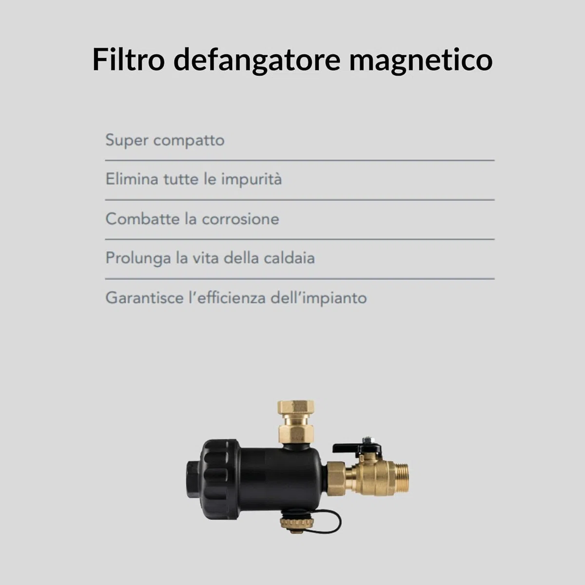 Kit Salvacaldaia con Defangatore Magnetico + Dosatore di Polifosfati, Made in Italy | Kit completo Anticalcare e Anticorrosivo per Caldaia - Kit Salva Caldaia Completo